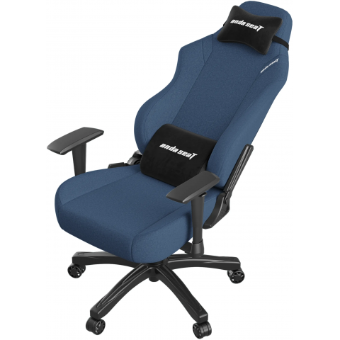 Крісло геймерське ігрове Anda Seat Luna Size L до 100 кг Blue Fabric (AD18-44-S-F) Купити в Україні
