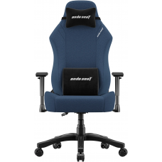 Крісло геймерське ігрове Anda Seat Luna Size L до 100 кг Blue Fabric (AD18-44-S-F)