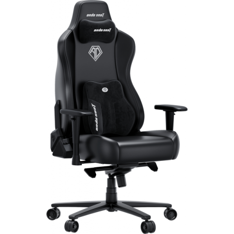 Крісло ігрове Anda Seat Novis Plus Black PVC Size XL (AD23YC-XL-01-B-PV-B04) Купити в Україні