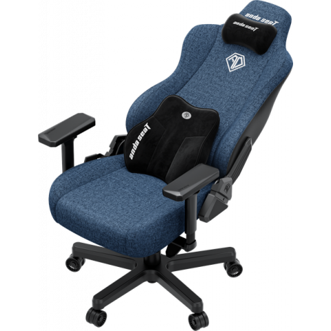 Крісло ігрове Anda Seat Kaiser 3E XL Dark Blue Fabric (AD23YC-XL-09-S-CF-S01) Купити в Україні