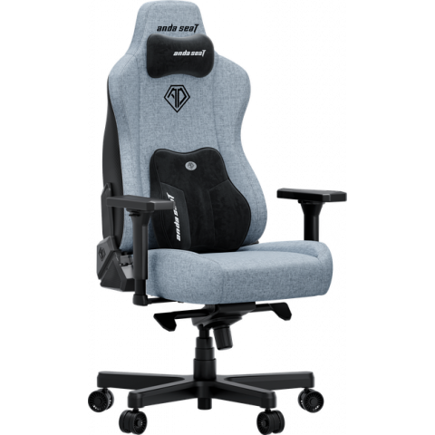 Крісло ігрове Anda Seat Kaiser 3E XL Gray Blue Fabric (AD23YC-XL-09-T-CF-T01) Купити в Україні