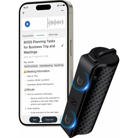 Міні-диктофон AFFETUNI CX-01 64GB Black Купити в Україні