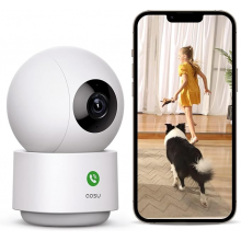Камера спостереження,відеоняня AOSU P1 Pro 360° 2.4 GHz Wi-Fi White