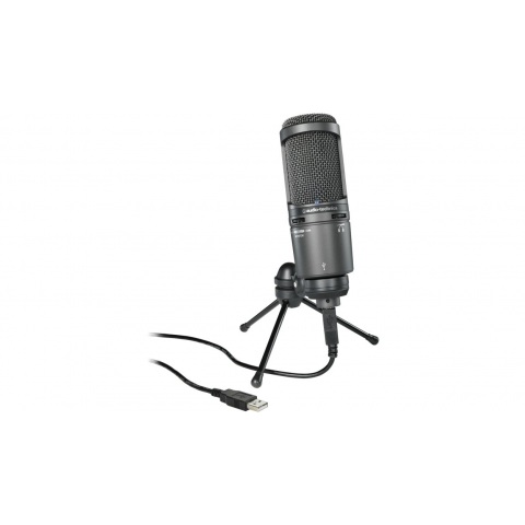 Мікрофон студійний/ для ПК Audio-Technica AT2020USB+ Купити в Україні