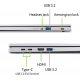 Ноутбук Acer Aspire Go 15 AG15-42P Pure Silver (NX.J7XEX.01A) Купити в Україні