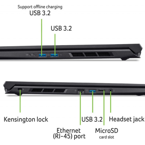 Ноутбук Acer Nitro V 16 ANV16-72-933F Black (NH.U2FAA.003) Купити в Україні