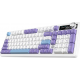 Бездротова механічна клавіатура Ajazz AK980 V2 Maillard switches Purple White Blue (AK980-V2-M-PWB) Купити в Україні