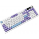 Бездротова механічна клавіатура Ajazz AK980 V2 Maillard switches Purple White Blue (AK980-V2-M-PWB) Купити в Україні