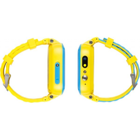 Дитячі смарт-годинник AmiGo GO004 Splashproof Camera+LED GLORY Blue-Yellow (UA) Купити в Україні