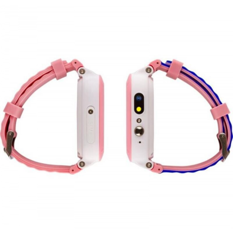 Дитячі смарт-годинник AmiGo GO004 Splashproof Camera+LED Pink (UA) Купити в Україні