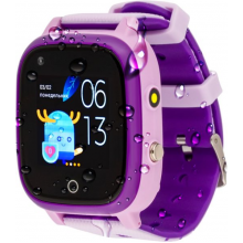 Дитячі смарт-годинник AmiGo GO005 4G WIFI Thermometer Purple