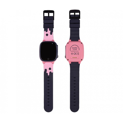 Дитячі смарт-годинник AmiGo GO008 MILKY Pink Купити в Україні