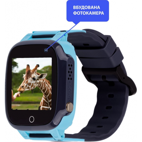 Дитячі смарт-годинник AmiGo GO008 MILKY Blue Купити в Україні