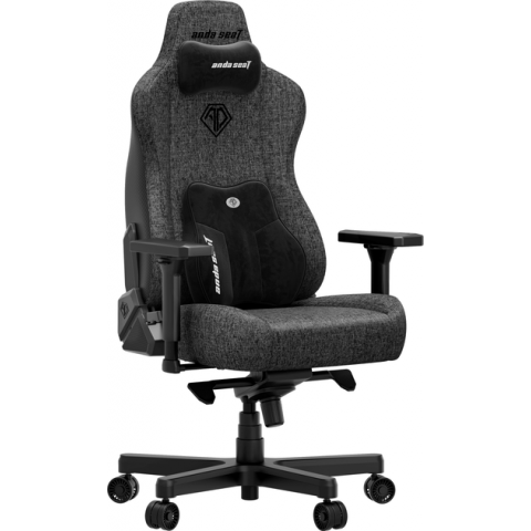 Крісло ігрове Anda Seat Kaiser 3E Dark Grey Fabric Size XL (AD23YC-XL-09-GB-CF-G01) Купити в Україні