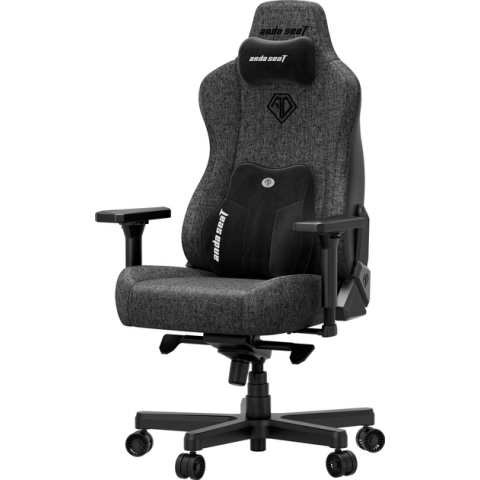 Крісло ігрове Anda Seat Kaiser 3E Dark Grey Fabric Size XL (AD23YC-XL-09-GB-CF-G01) Купити в Україні