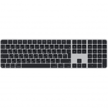 Клавіатура Apple Magic Keyboard with Touch ID and Numeric Keypad for Mac with Apple silicon USB-C Black Keys (MXK83) (EU)