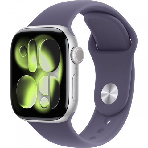 Смарт-годинник Apple Watch Series 11 GPS 42mm Silver Alu. Case w. Purple Fog S. Band - M/L (MEU74) Купити в Україні