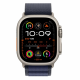 Смарт-годинник Apple Watch Ultra 2 GPS + Cellular 49mm Natural Titan. Case w. Navy Alpine Loop - Small (MYT33+MXMX3) Купити в Україні