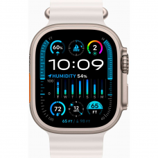 Смарт-годинник Apple Watch Ultra 2 GPS + Cellular 49mm Titanium Case with White Ocean Band (MREJ3)
