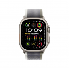 Смарт-годинник Apple Watch Ultra 2 GPS + Cellular 49mm Titanium Case with Green/Gray Trail Loop - M/L (MRF43)