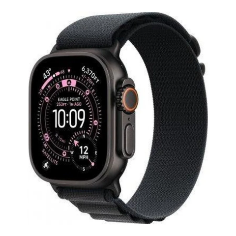 Смарт-часи Apple Watch Ultra 2 GPS + Cellular 49mm Black Titanium Case w. Ocean Band Black (MYTC3+MYPD3) Купити в Україні