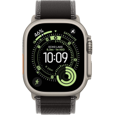 Смарт-годинник Apple Watch Ultra 3 GPS + Cellular 49mm Black Tit. Case w. Black/Charcoal Trail Loop - M/L (MF1H4)