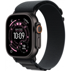 Смарт-годинник Apple Watch Ultra 3 GPS + Cellular 49mm Black Tit. Case w. Black Alpine Loop - Large (MF0X4)