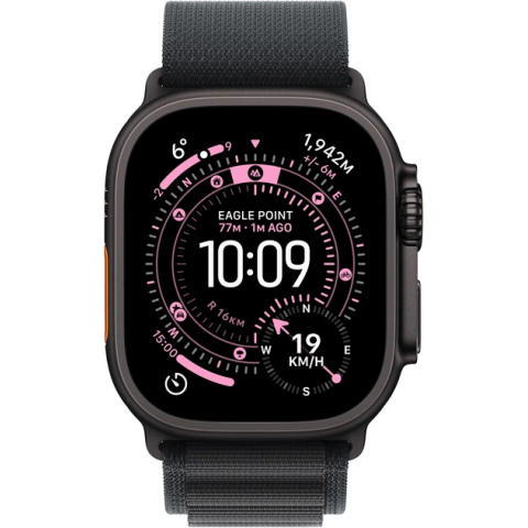 Смарт-годинник Apple Watch Ultra 3 GPS + Cellular 49mm Black Tit. Case w. Black Alpine Loop - Large (MF0X4) Купити в Україні