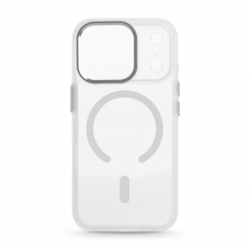 Чохол ArmorStandart Unit-C MagCase для Apple iPhone 17 Pro Matte Clear Silver (ARM91204)