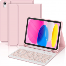 Чохол-клавіатура KBCASE для iPad A16 11/10 Rosa AZERTY