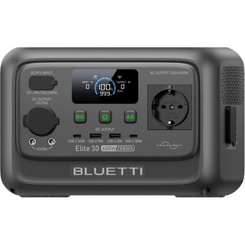 Зарядна станція BLUETTI Elite 30 V2 600W 288Wh (P-EL30V2-EU-GY-BL-010) Купити в Україні