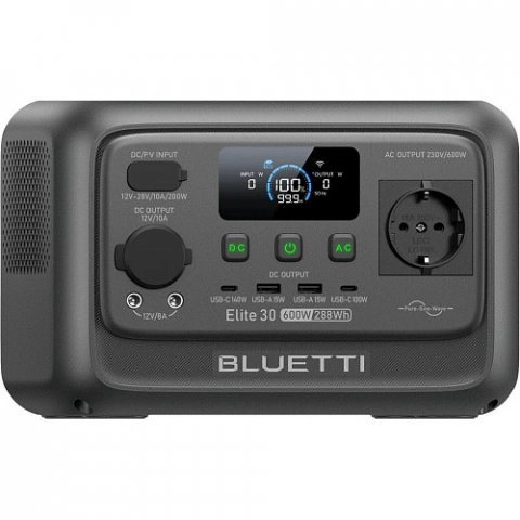 Зарядна станція BLUETTI Elite 30 V2 600W 288Wh (P-EL30V2-EU-GY-BL-010) Купити в Україні
