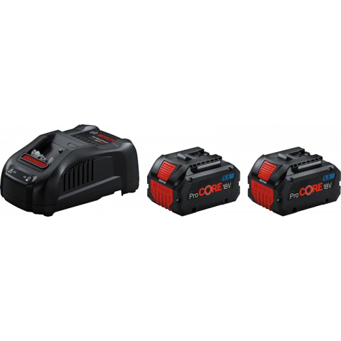 Зарядний пристрій та акумулятори BOSCH GBA 18V 2x5.5Ah ProCORE18V, GAL 1880CV (1600A0214C) Купити в Україні
