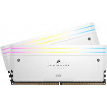 Оперативна пам'ять Corsair Dominator Titanium RGB DDR5 32 Gb (7000 MHz) (Kit 16 Gb x 2) (CMP32GX5M2X7000C34W)