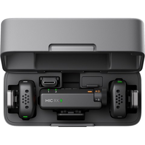Мікрофонна радіосистема DJI Mic Mini (2 TX + 1 RX + Charging Case) (CP.RN.00000433.01) Уцінка Купити в Україні