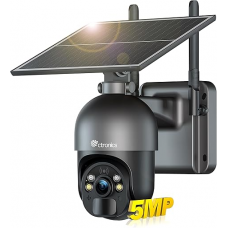 Камера відоспостореження на сонячній батареї Ctronics (CT-S20-5MPS) Black