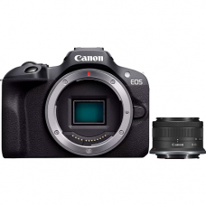 Бездзеркальний фотоапарат Canon EOS R100 kit 18-45mm IS STM (6052C013) 