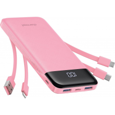 Універсальна батарея Charmast W1148 10000mAh Gray Pink