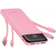 Універсальна батарея Charmast W1148 10000mAh Gray Pink Купити в Україні