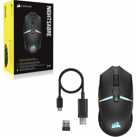 Миша Corsair Nightsabre Wireless (CH-931B011-EU) Купити в Україні