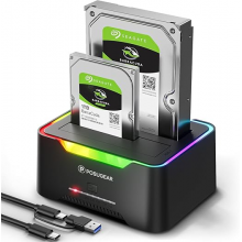 Док-станція для жорстких дисків POSUGEAR SATA HDD/SSD 2.5"/3.5" 40TB (D25-3.1)