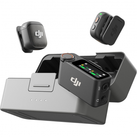 Мікрофонна радіосистема для камери, для смартфона DJI MIC 3 2TX + 1RX + Charging Case (CP.RN.00000480.01) Купити в Україні