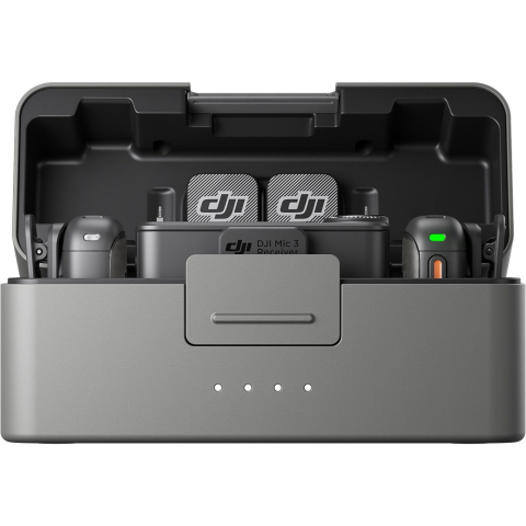 Мікрофонна радіосистема для камери, для смартфона DJI MIC 3 2TX + 1RX + Charging Case (CP.RN.00000480.01) Купити в Україні