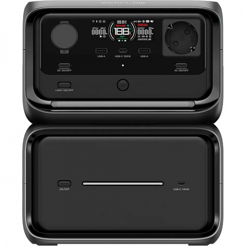 Комплект зарядної станції EcoFlow RIVER 3 Max Plus (EFRIVER3MaxPlus-EU-CBOX) Купити в Україні