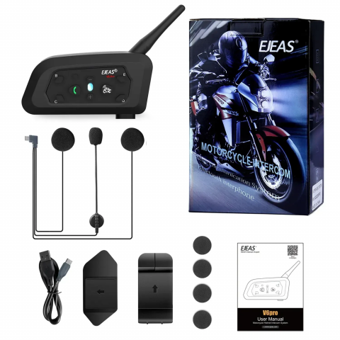 Мотогарнітура EJEAS V6PRO+ (1 pack) Купити в Україні