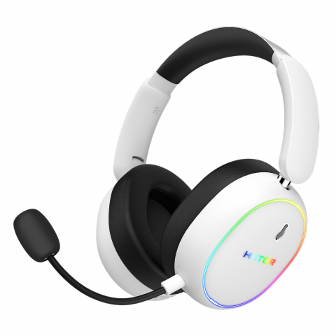 Ігрова гарнітура HATOR PHOENIX 2 Hi-Res (ESH41) wireless white, SyncHUB connection Купити в Україні