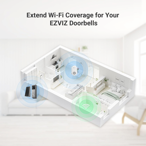 Розумний дзвінок для відеодомофонів EZVIZ CH1 Купити в Україні