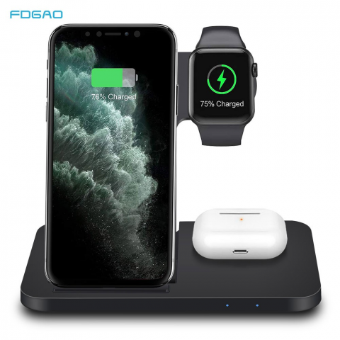 Док-станція FDGAO 3 в 1 15W Black Купити в Україні