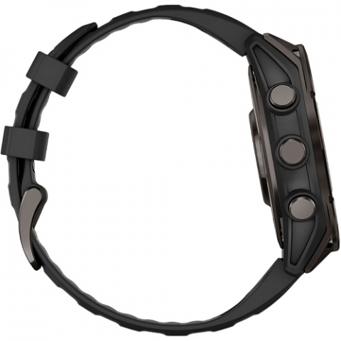 Смарт-годинник Garmin Fenix 8 47mm AMOLED Sapphire Carbon Gray DLC Titanium w. Black/Pebble Gray B. (010-02904-20/21/29) Купити в Україні