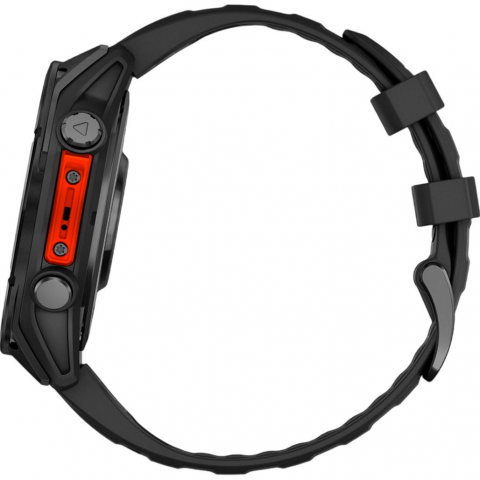Смарт-годинник Garmin Fenix 8 47mm AMOLED Slate Gray with Black Silicone Band (010-02904-00/09) Купити в Україні